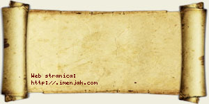 Tadej Čakaranović vizit kartica